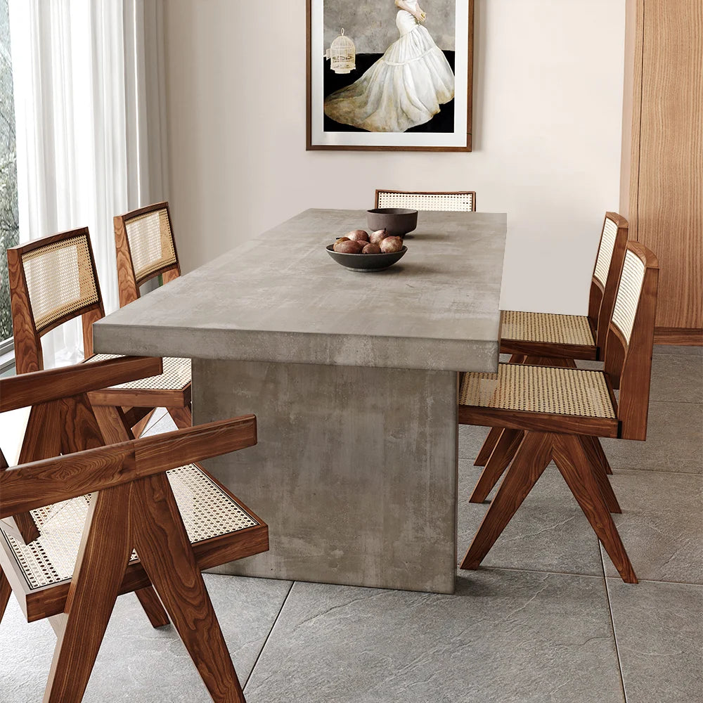 Rectangle Wood Dining Table