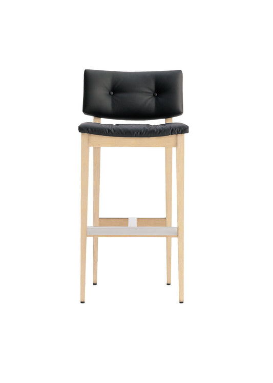 Eileen Black Stool by Werther Toffoloni