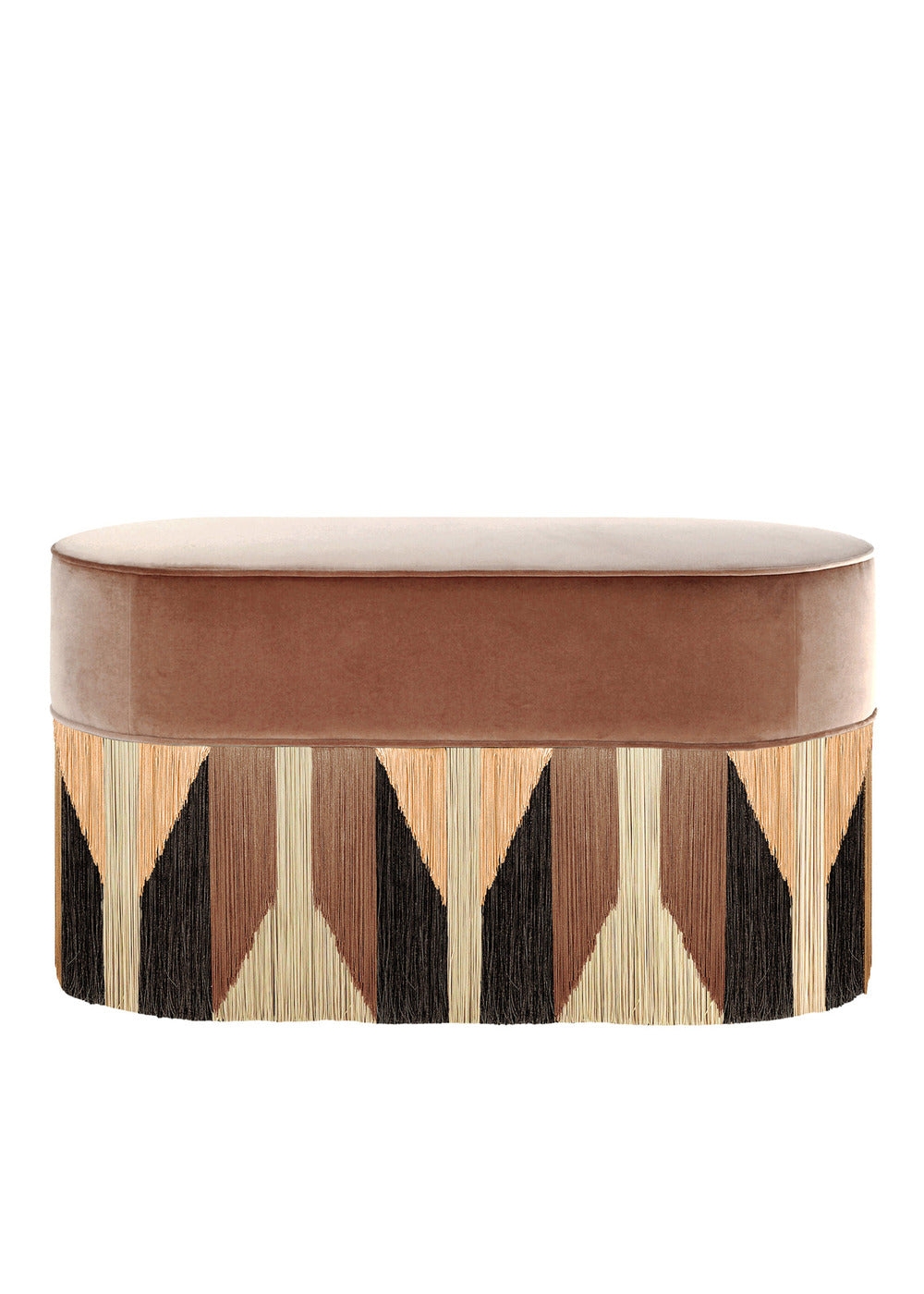 Tribe Brown Ottoman