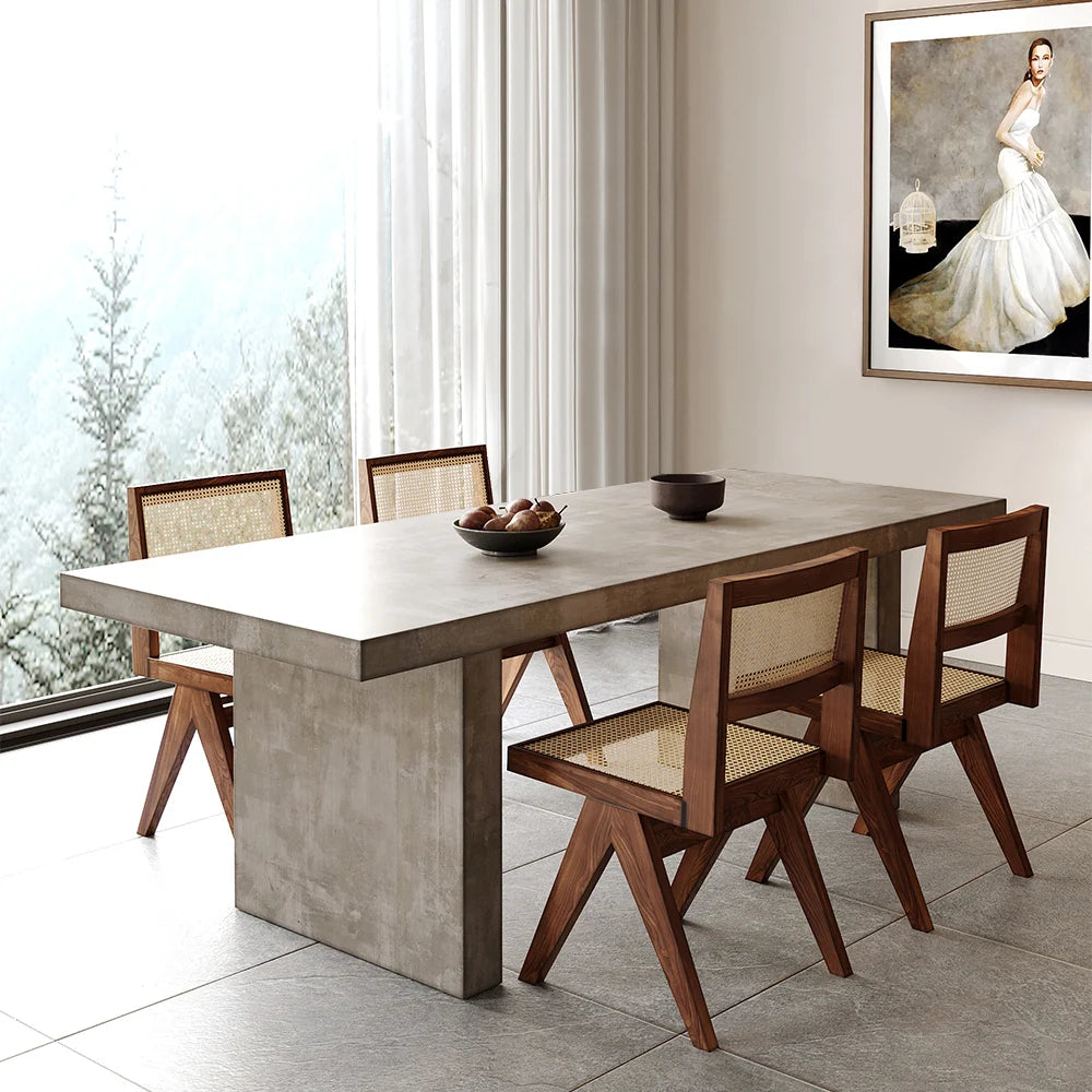 Rectangle Wood Dining Table
