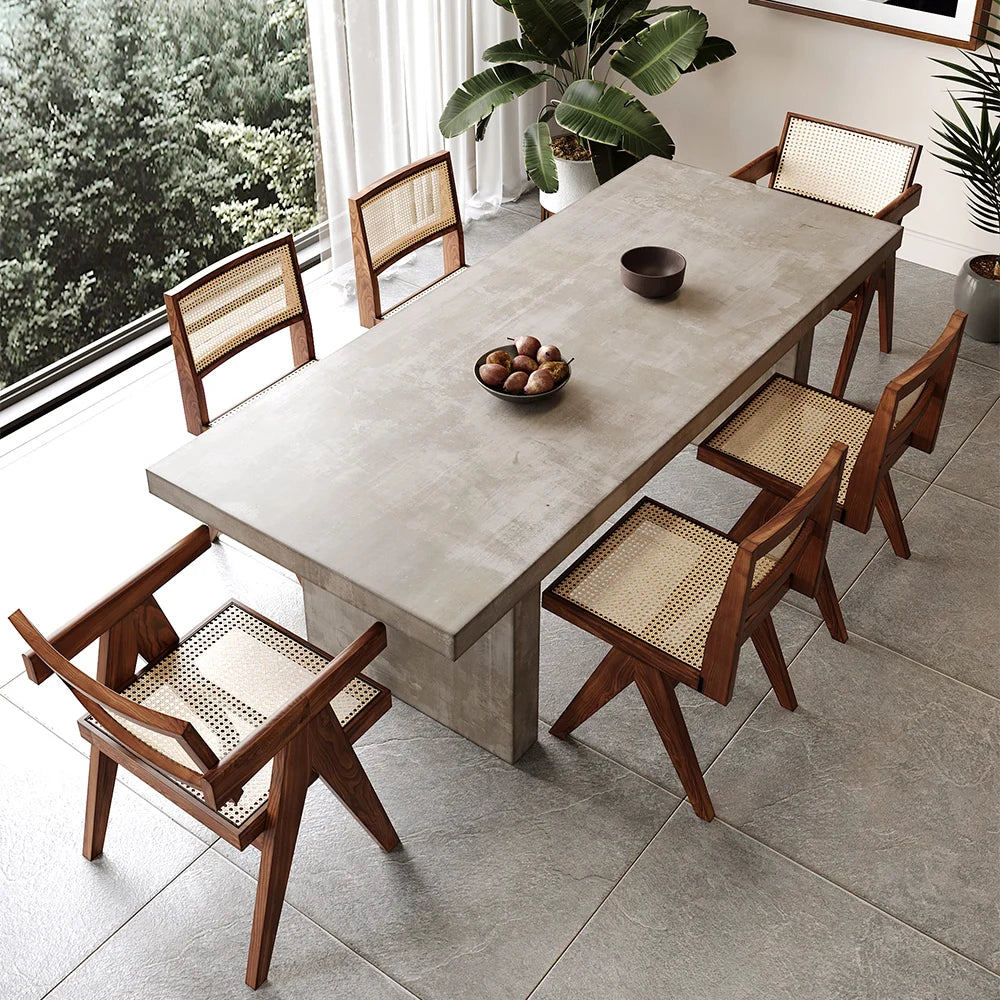 Rectangle Wood Dining Table