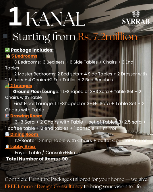 1 Kanal Furniture Package