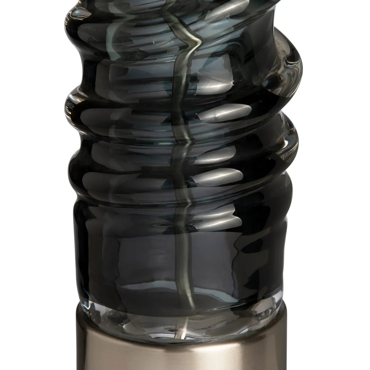 Guildford swirl twins pull chain table lamp / Pair