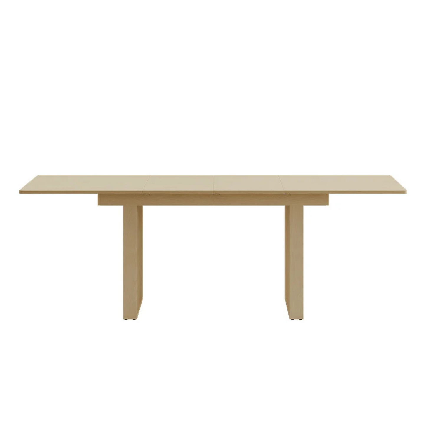 Japandi Whitewash Dining Table