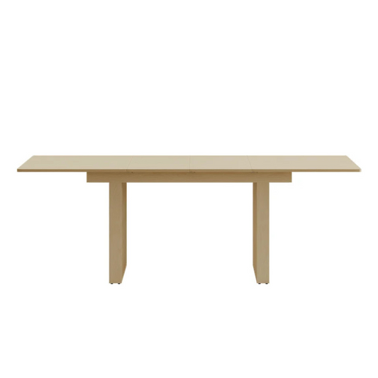 Japandi Whitewash Dining Table