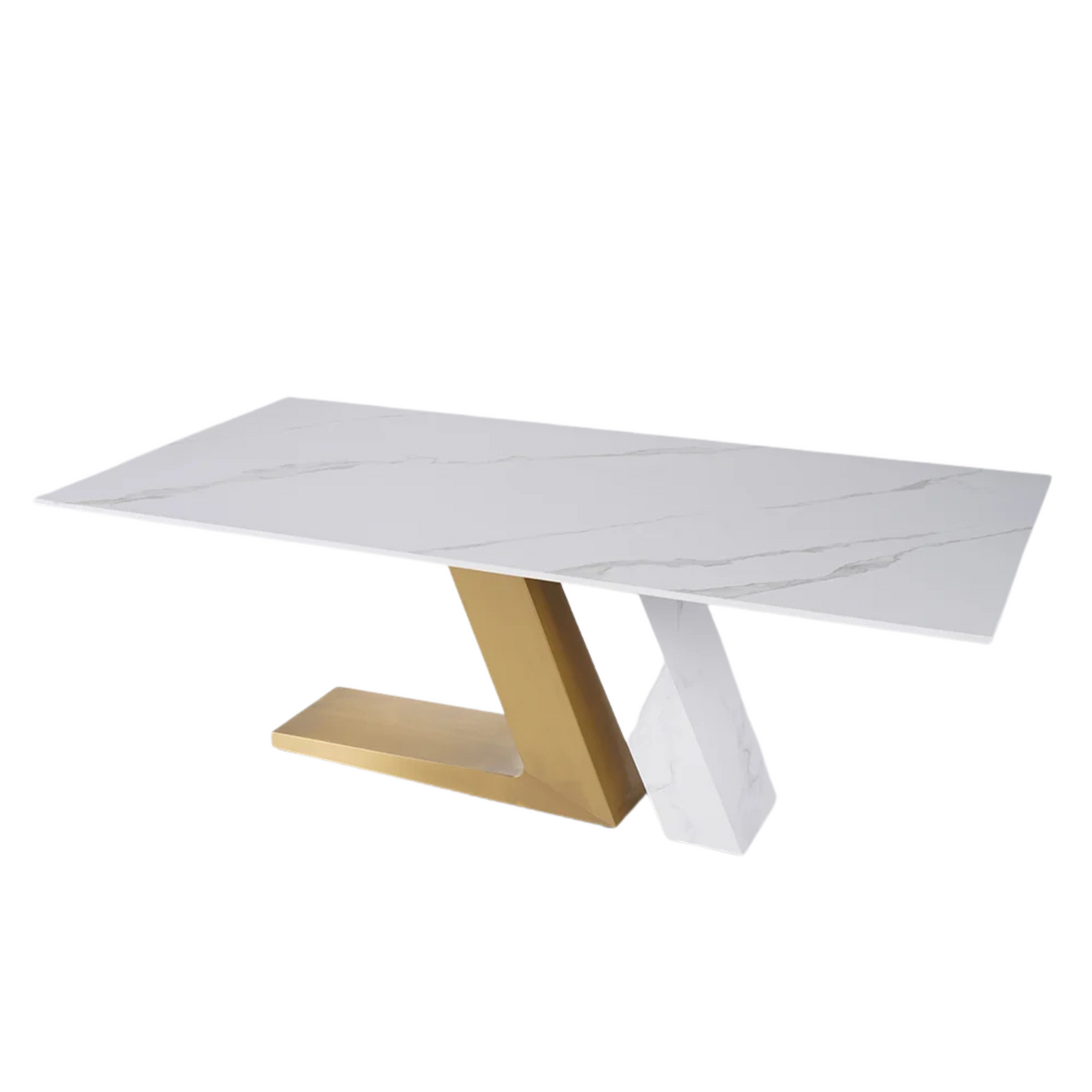 Luxury Rectangle Sintered Stone Dining Table