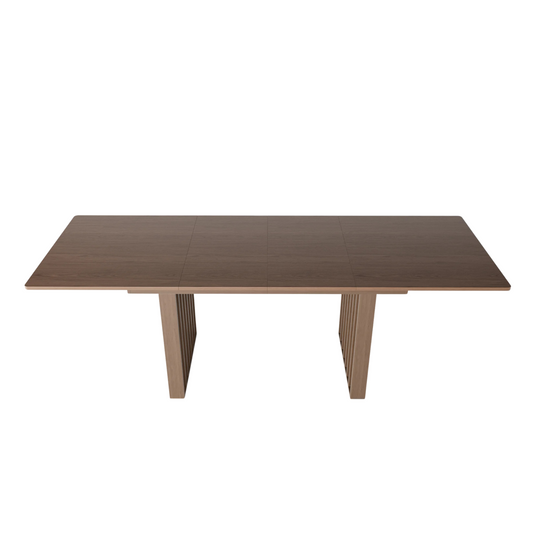 Japandi Walnut Dining Table