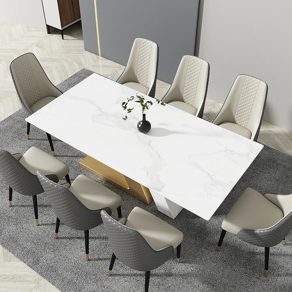 Luxury Rectangle Sintered Stone Dining Table