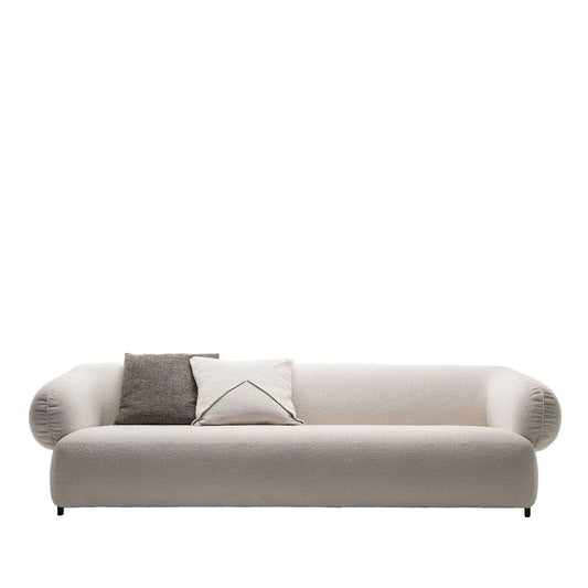 Carol 3-Seater White Sofa