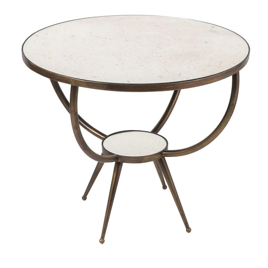 Retrò Oval Brass Bistrò Table