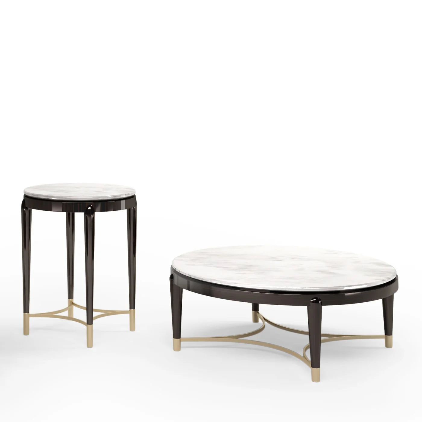 Oscar Marble Top Low Coffee Table