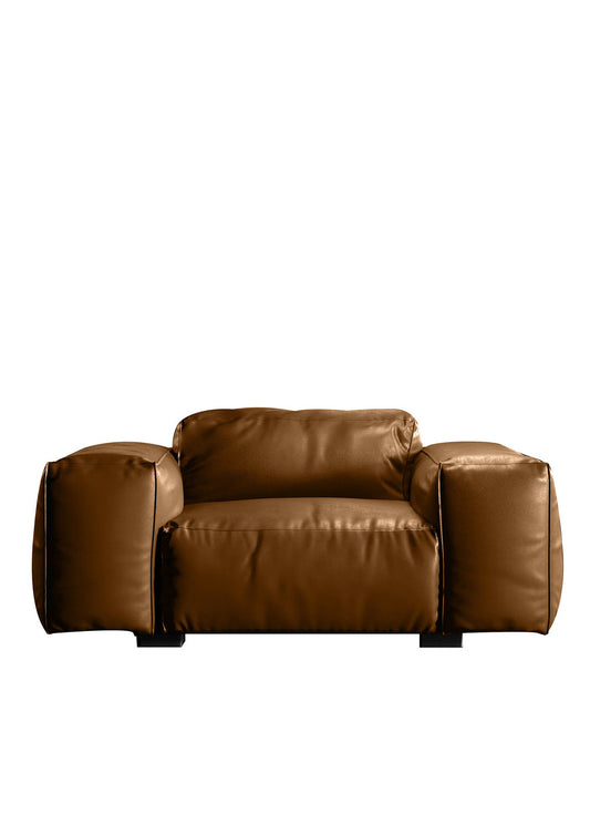 Rencontre Moi Armchair Leather Brown