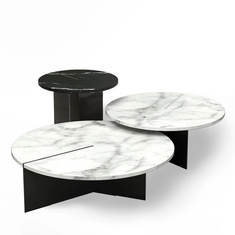 Black Marquinia Side Table