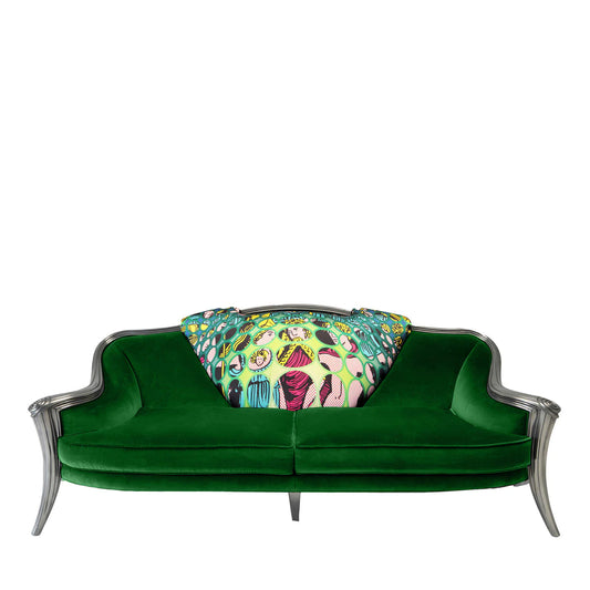Opus Metallica Green Sofa