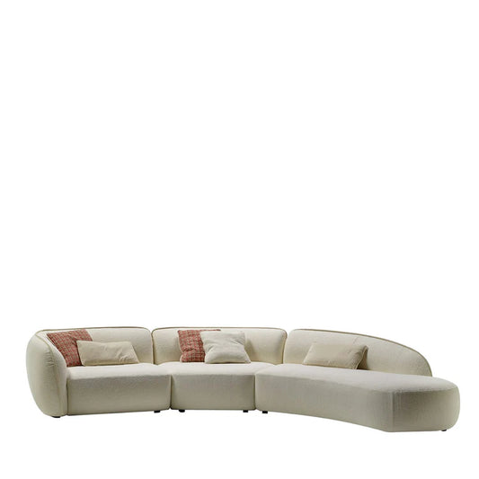 Erasmo White Sofa