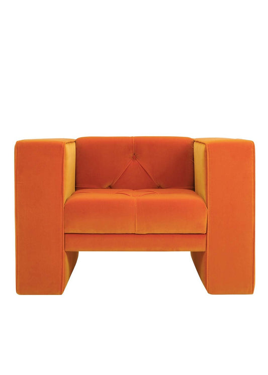 Tubby Orange Armchair