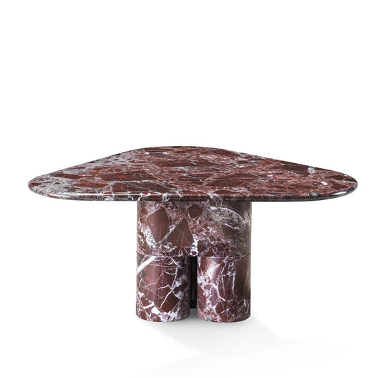 Red Marble Coffee Table